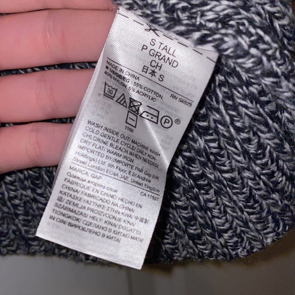 NWOT Gap Ribbed Peplum Sweater - Picture 4 of 5